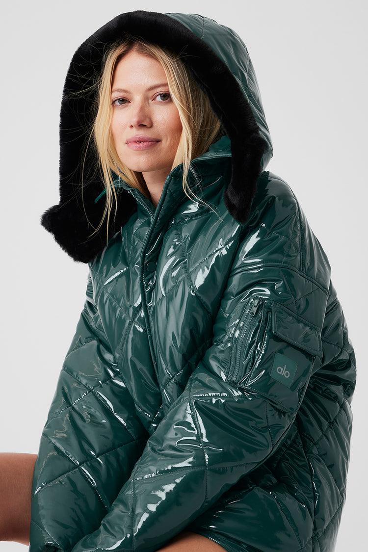 Snomoto Puffer Jacket - Midnight Green Product Image