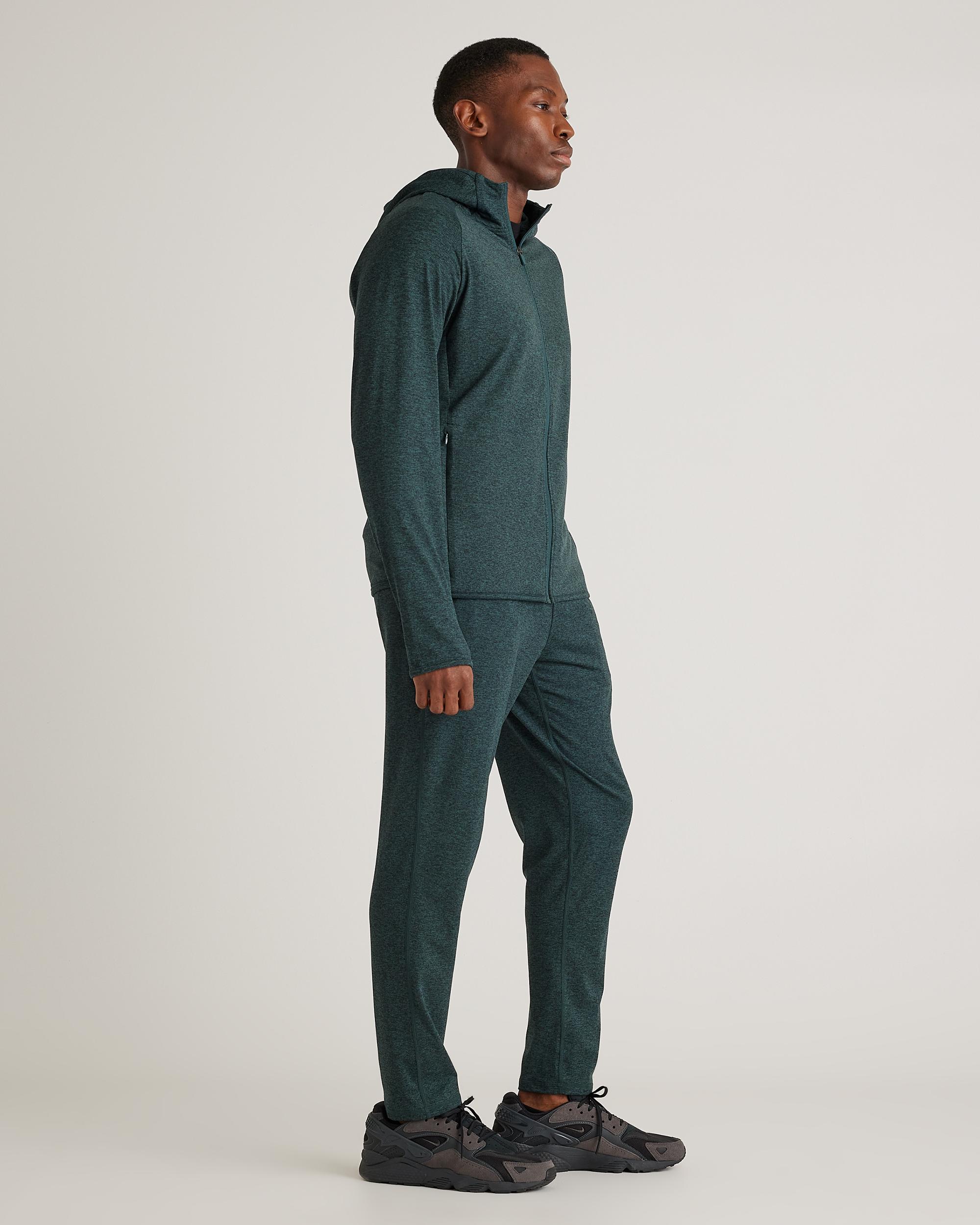 Quince | Men's Super Soft Performance Zip Hoodie Flowknit Activewear, Recycled Polyester Product Image