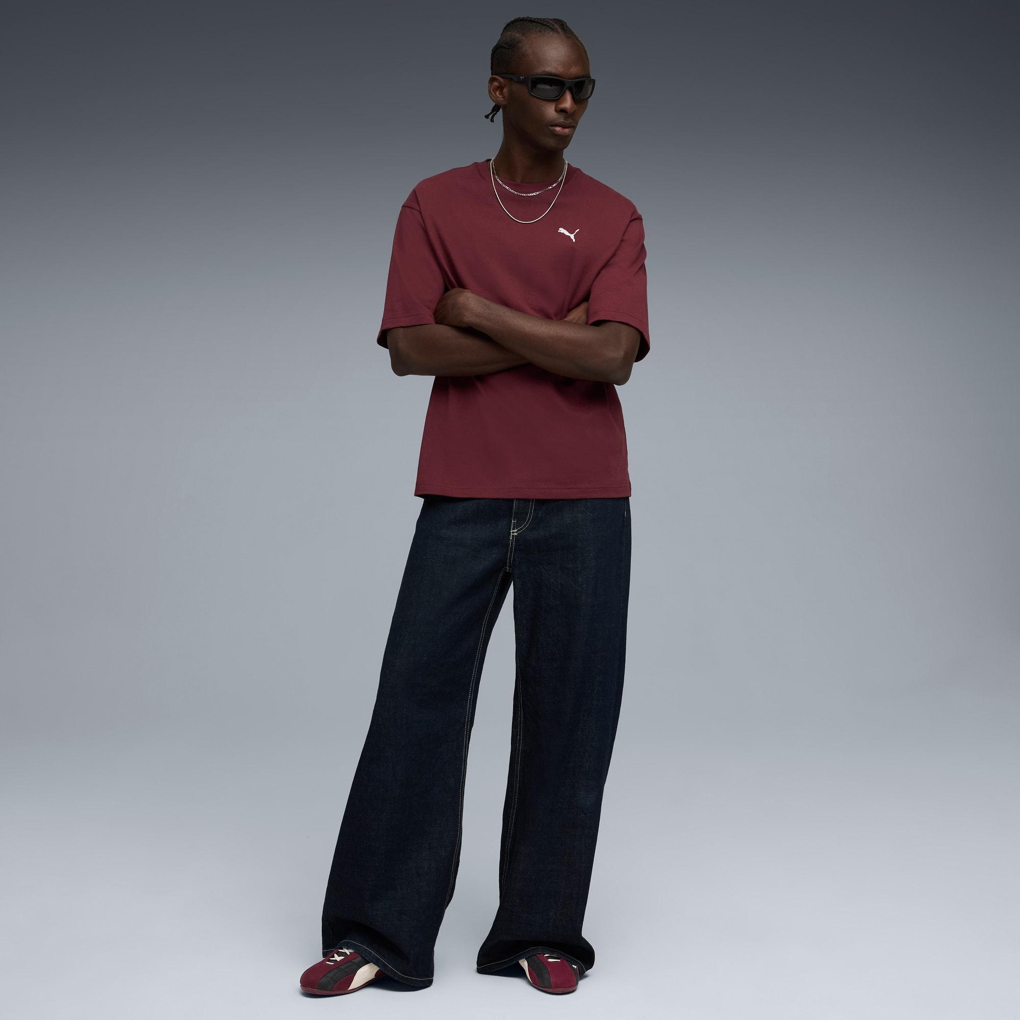 PUMA WARDROBE ESSENTIALS Men's Boxy T-Shirt Product Image