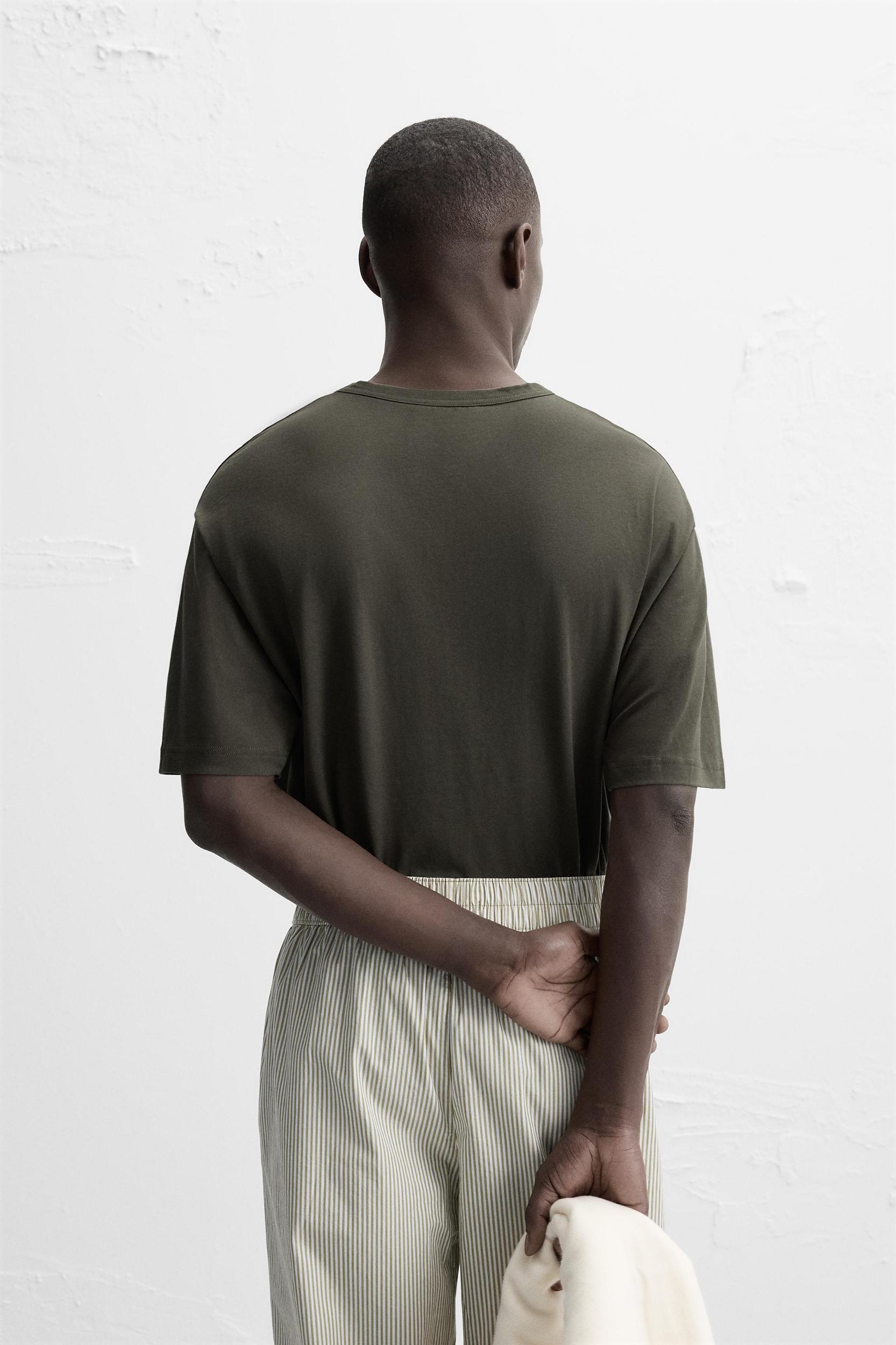 CONTRASTING PAJAMA SET Product Image