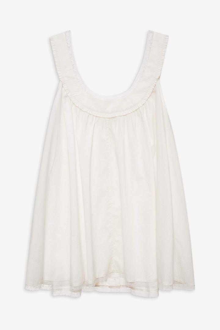 Venetia Slip Dress — Vintage Cream Product Image