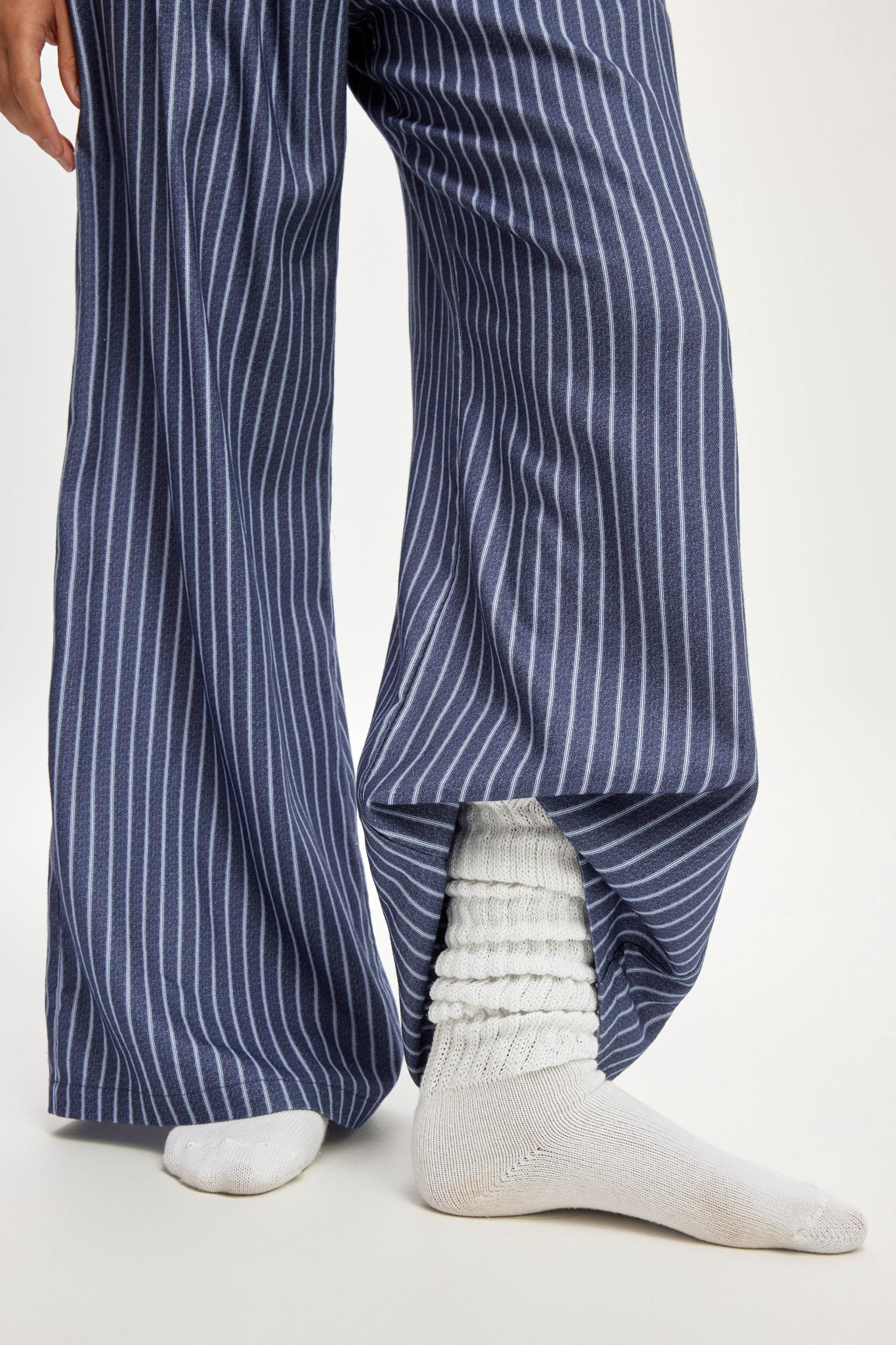 Cloud Soft Flannel Wide Leg Pant Product Image