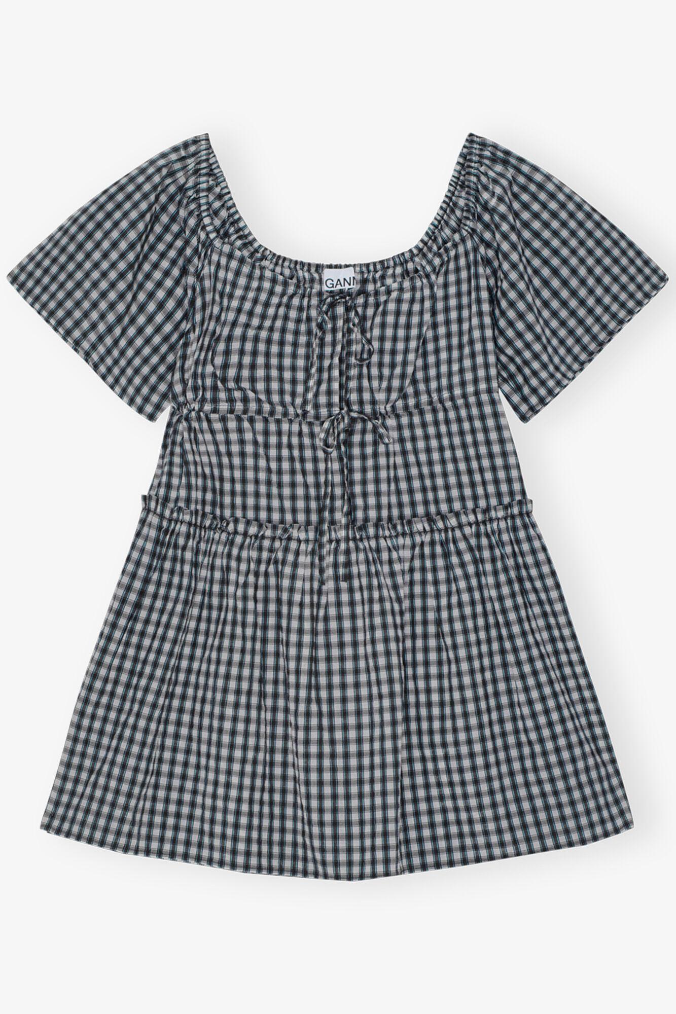 Seersucker Check Mini Layer Dress Product Image