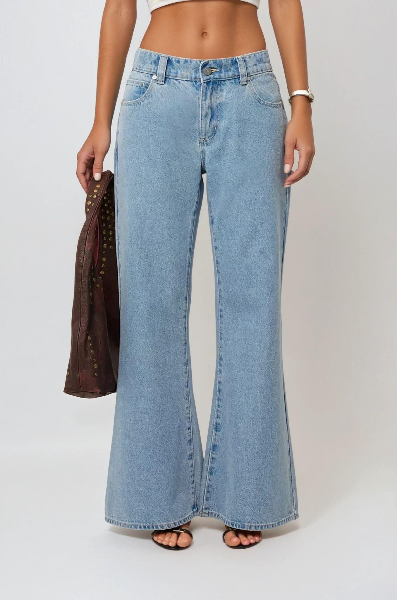 ABRAND 99 BAGGY FLARE JEANS PARIS Product Image