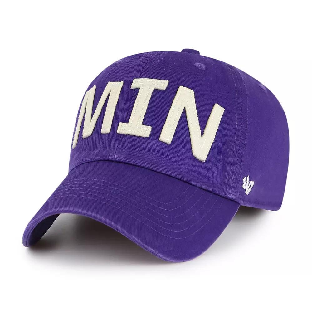 Womens 47 Minnesota Vikings Finley Clean Up Adjustable Hat Product Image