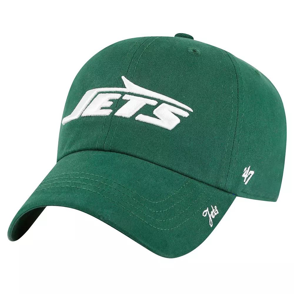 Women's '47 Green New York Jets Miata Clean Up Adjustable Hat Product Image