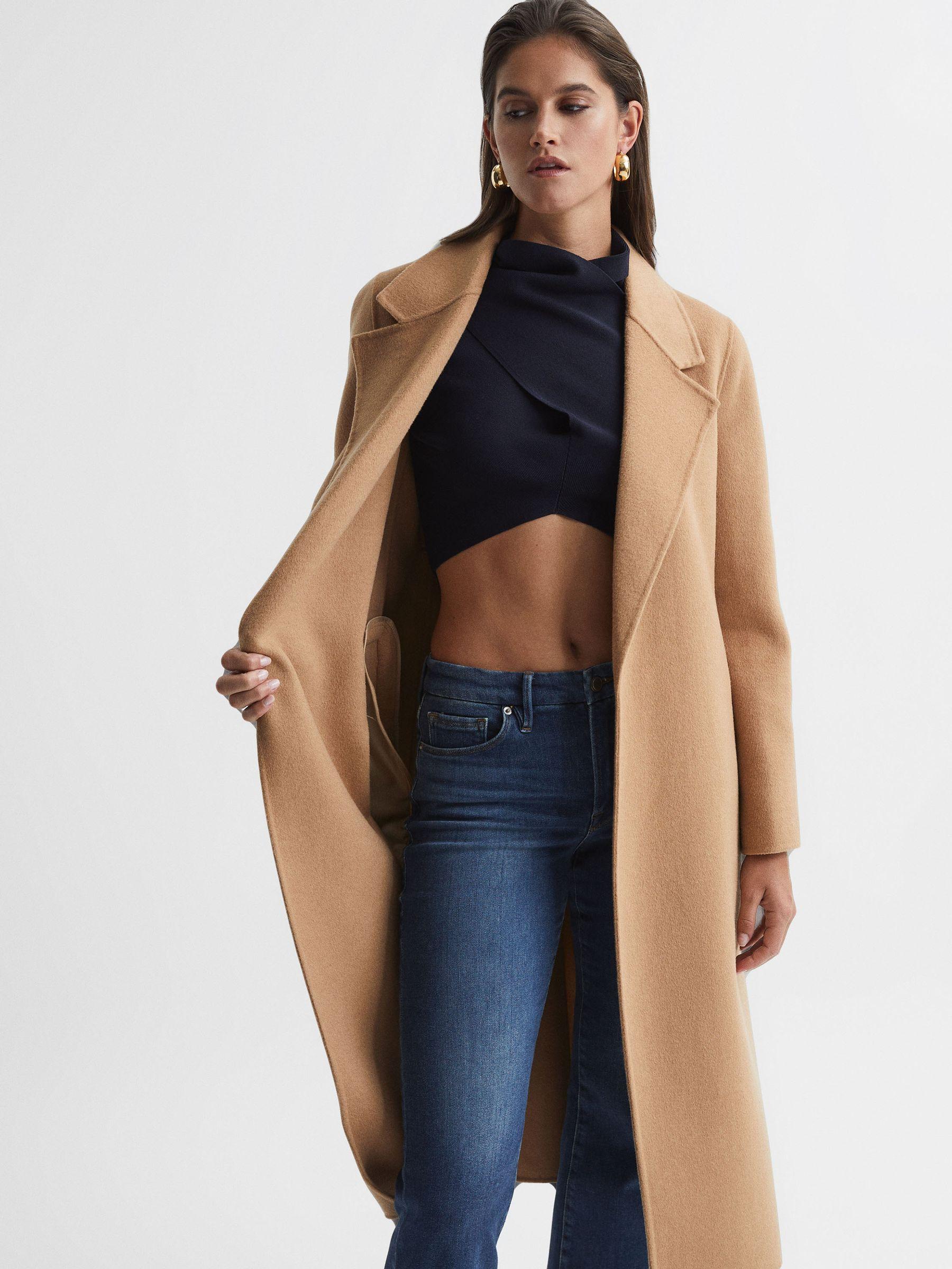 Mini Good Legs Crop Bootleg Jeans in Dark Blue Product Image