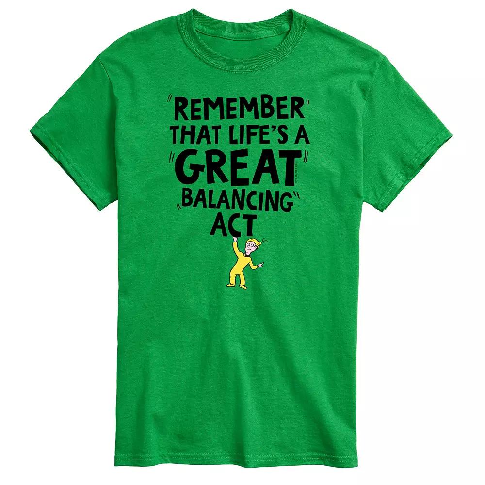 Big & Tall Dr. Seuss Balancing Act Tee, Men's,  Product Image