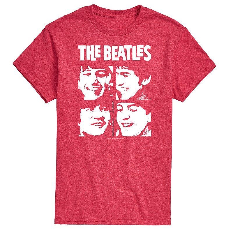 Men's The Beatles Face Grid Tee,  Product Image