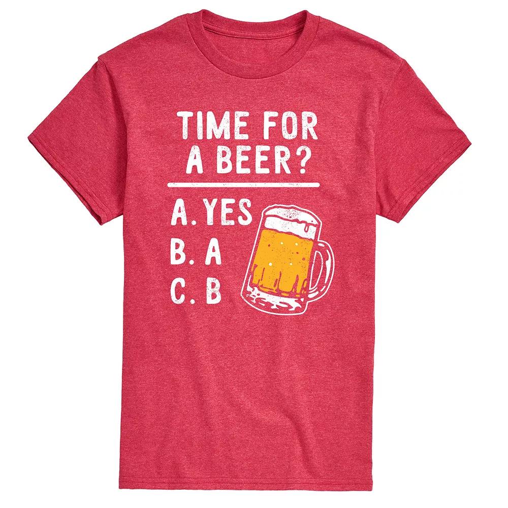 Men's Time for a Beer Tee,  Product Image