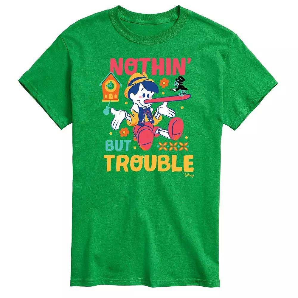 Disney's Pinocchio Men's Nothin' But Trouble Graphic Tee,  Product Image