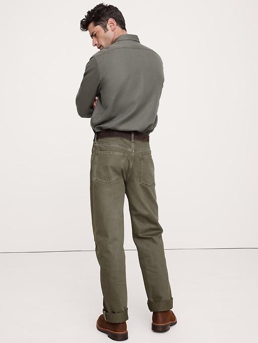 Straight Garment Dye Jean Product Image