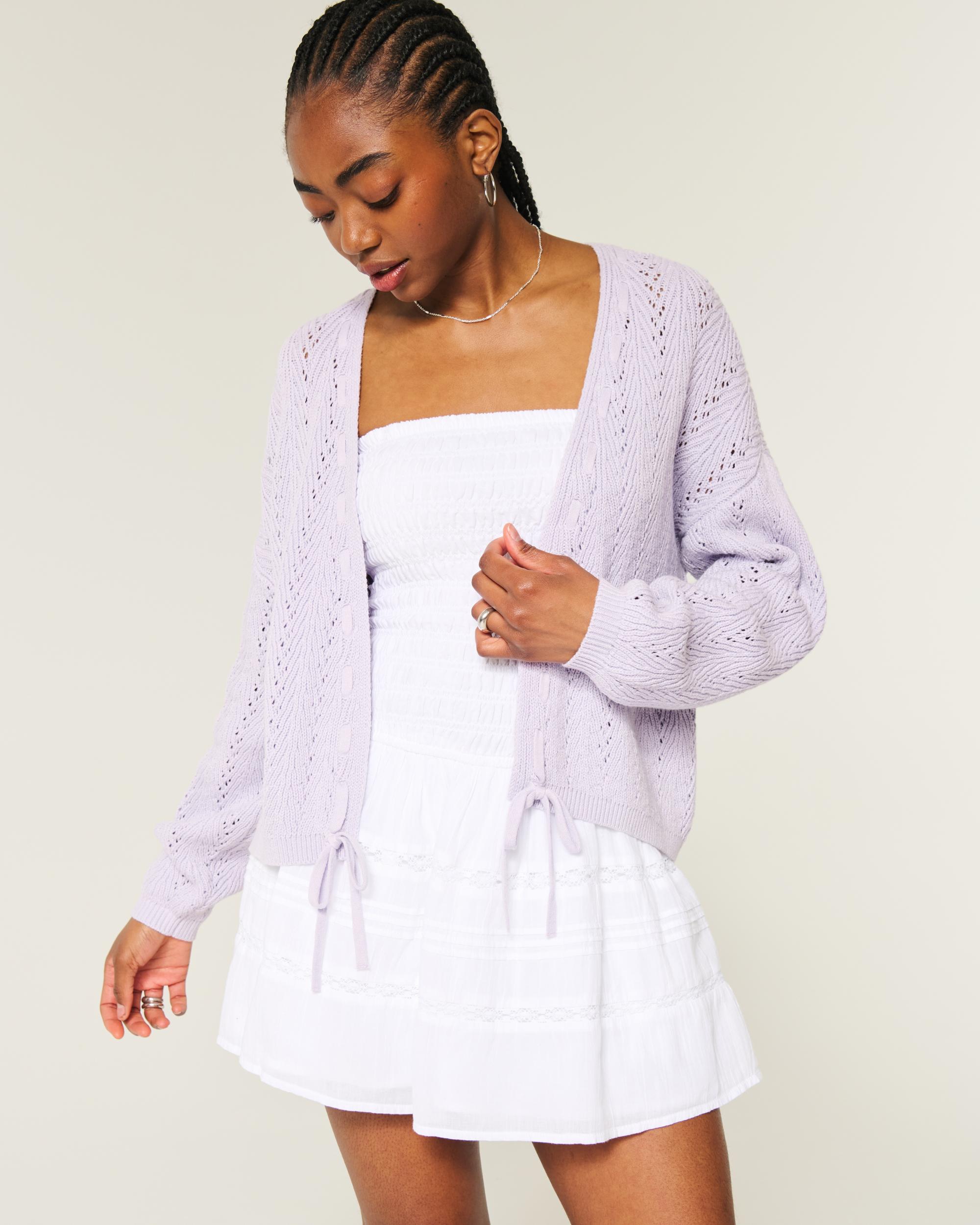 Easy Textured No-Close Cardigan Product Image