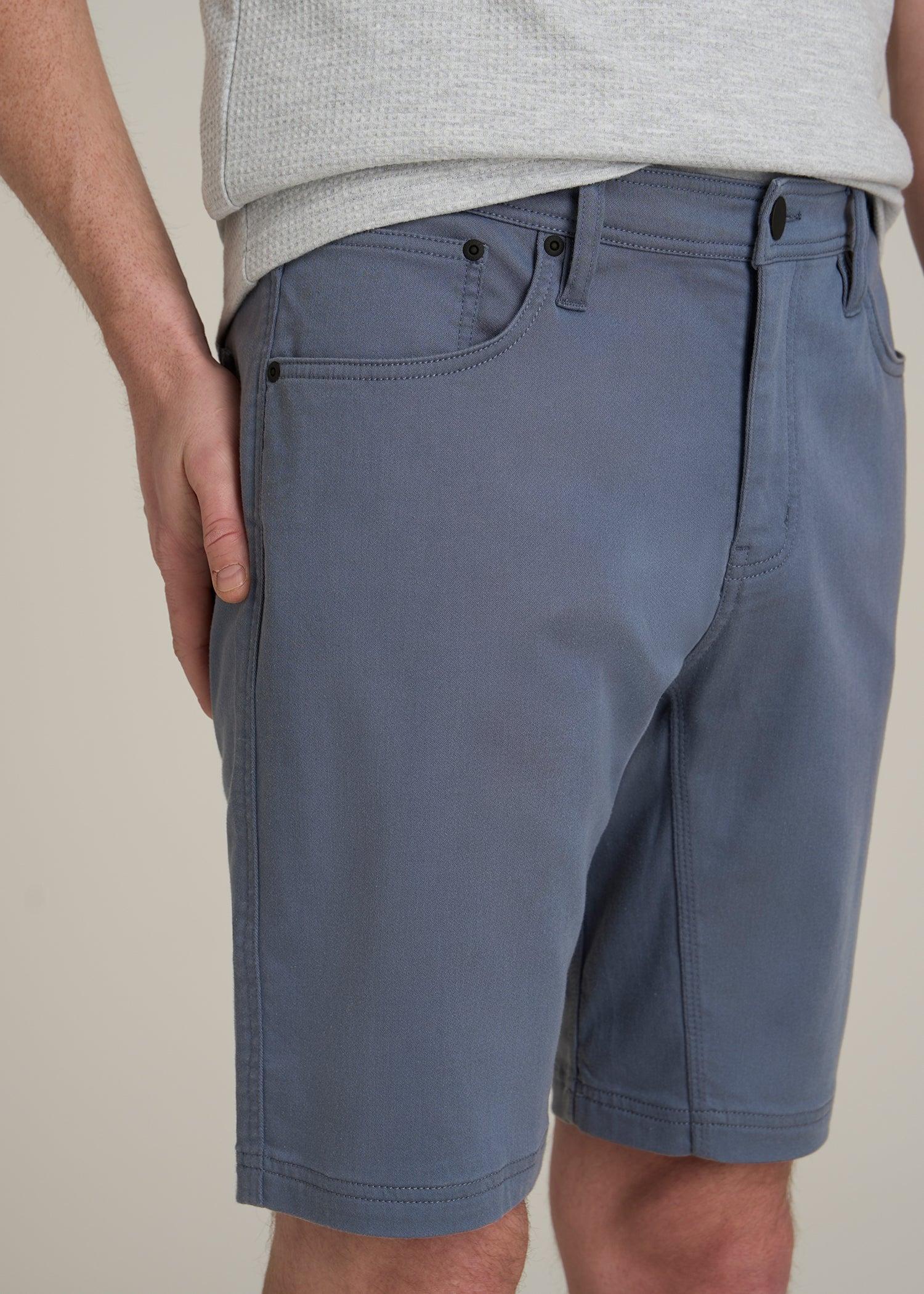 Everyday Comfort 5 Pocket Short for Tall Men in Blue Slate Male Product Image