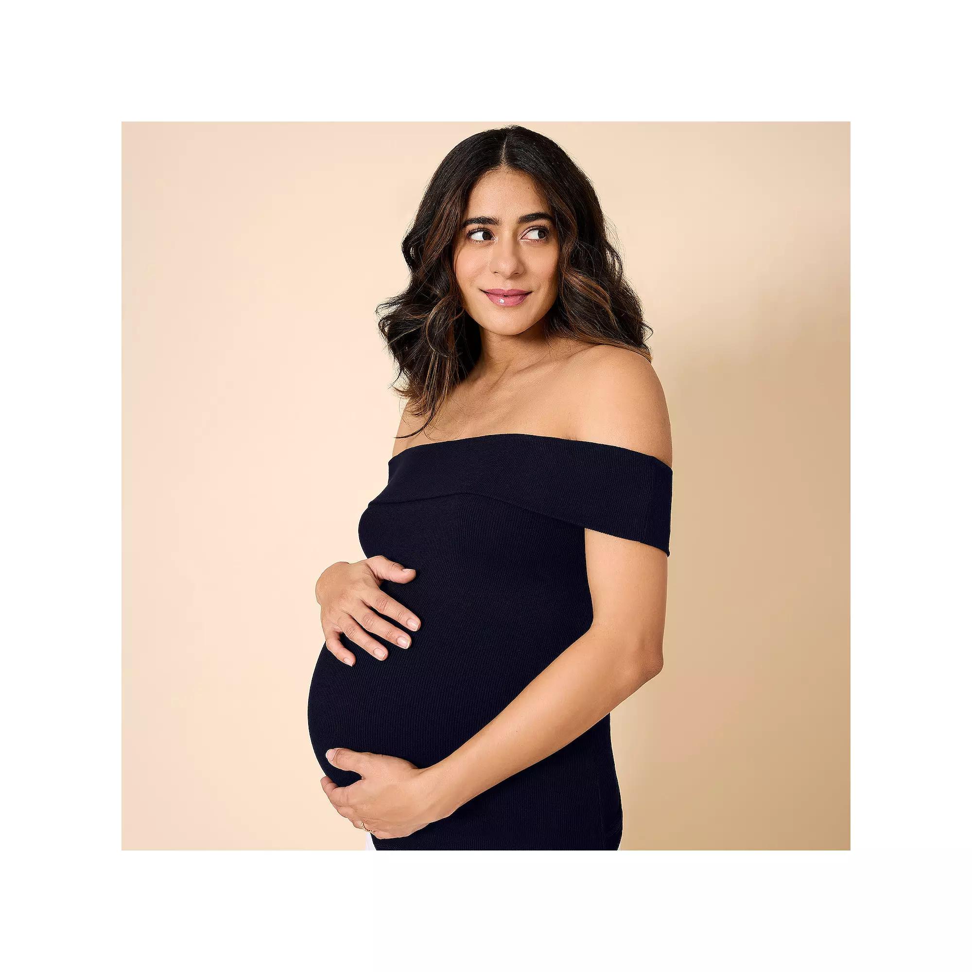 Maternity Motherhood® Off-The-Shoulder Top, Women's,  Product Image