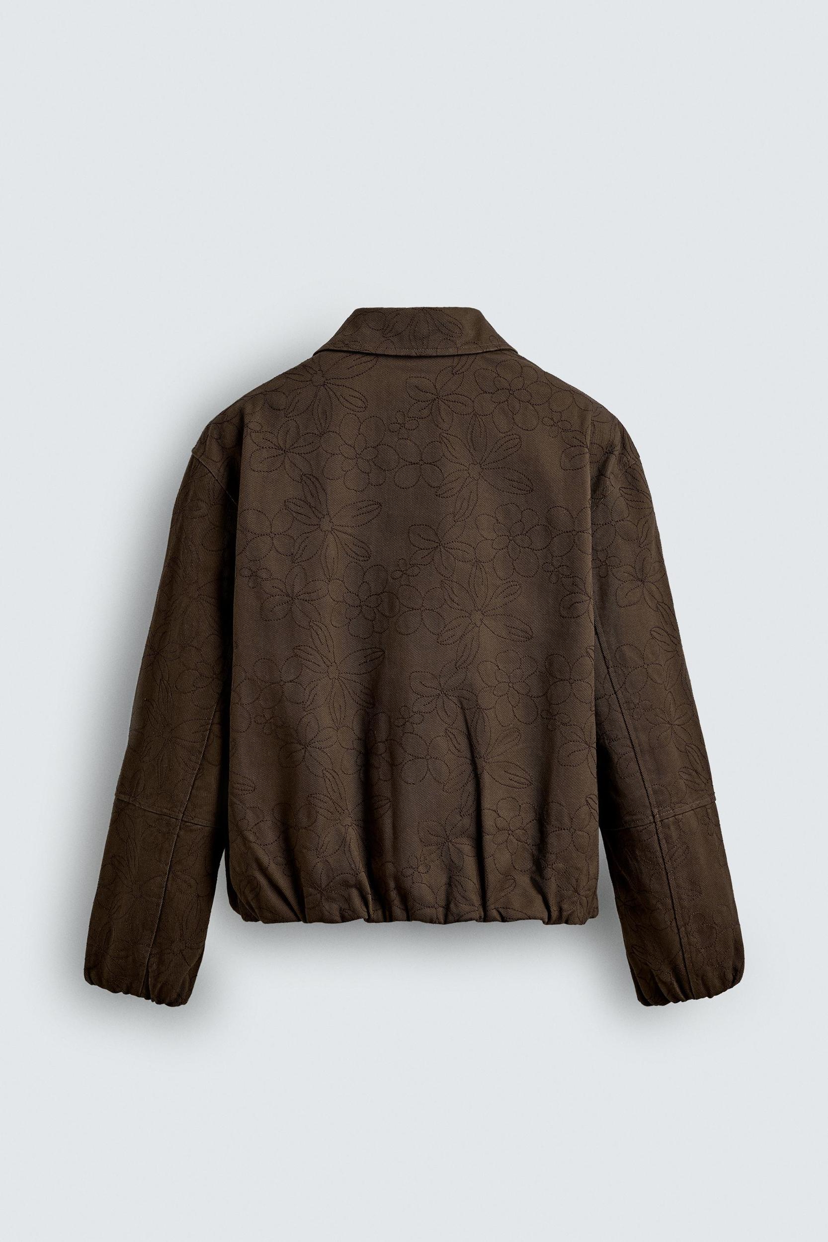 FLORAL JACQUARD JACKET Product Image