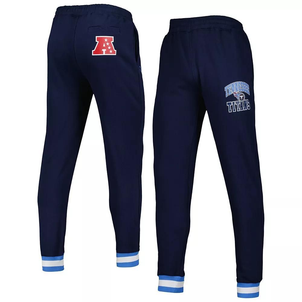 Men's Starter Navy Tennessee Titans Blitz Fleece Jogger Pants, Size: Large, Blue Product Image