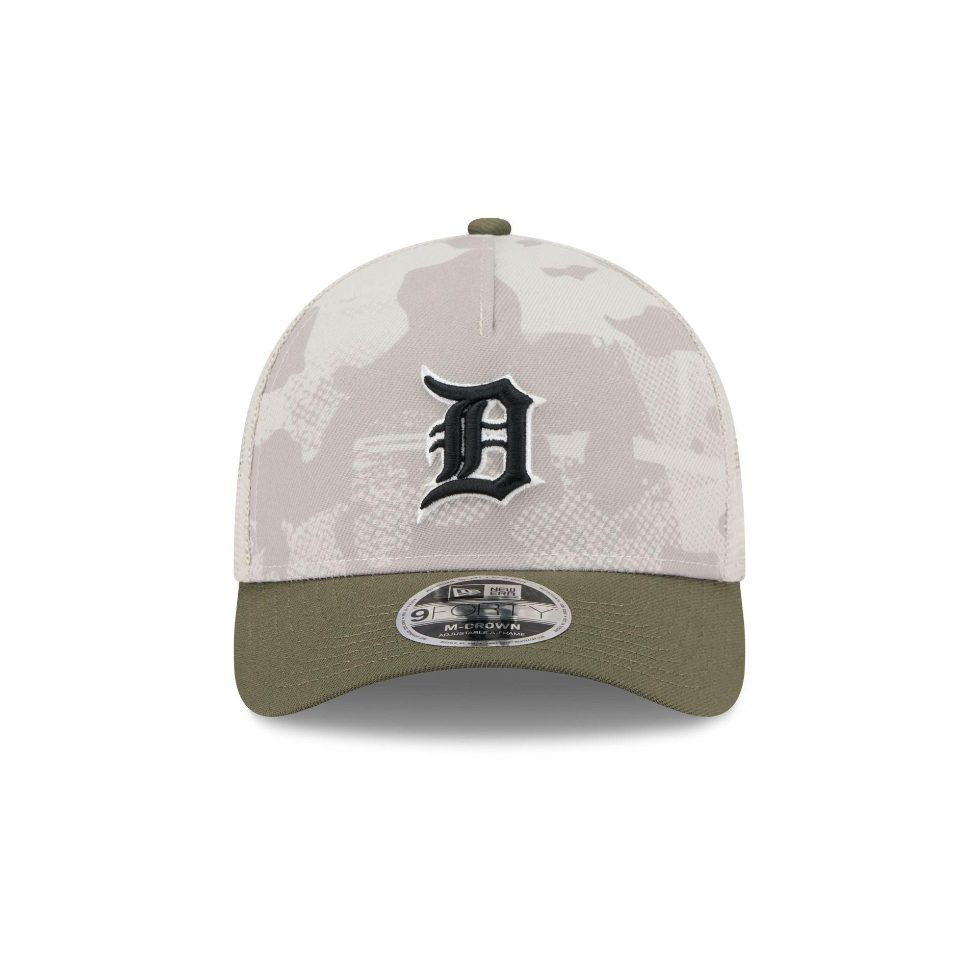 Detroit Tigers Armed Forces Day 2025 9FORTY M-Crown A-Frame Trucker Hat Male Product Image