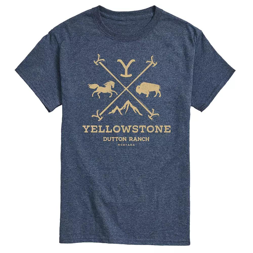 Men's Yellowstone Branding Iron Badge Graphic Tee,  Product Image