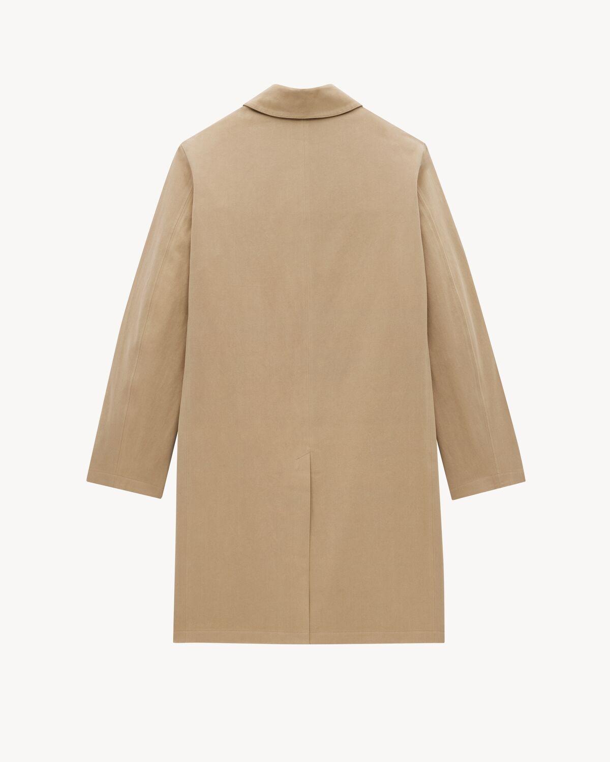 mackintosh coat in cotton gabardine Product Image