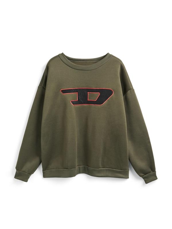 Letter Embroidered Pullover Sweatshirt Product Image