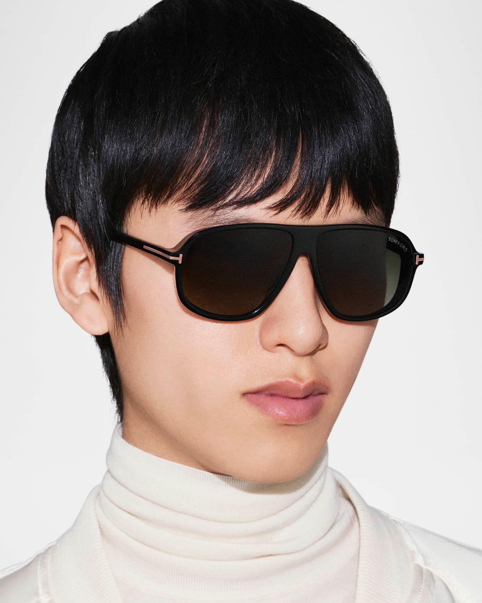 Mens Guillaume Acetate Aviator Sunglasses Product Image