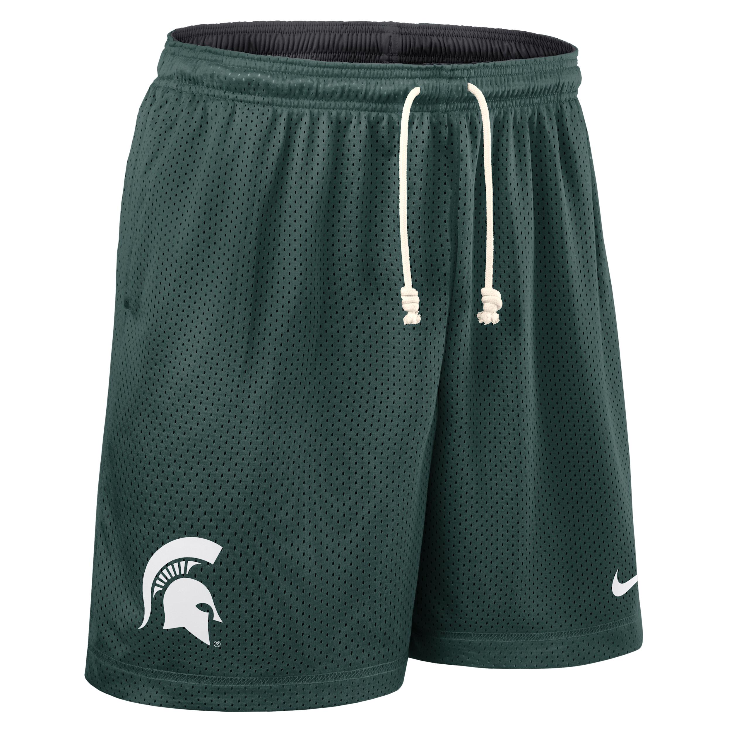 Michigan State Sideline Reversible Mens Nike Mens Dri-FIT College Shorts | 03BF171NMST-BPP Product Image