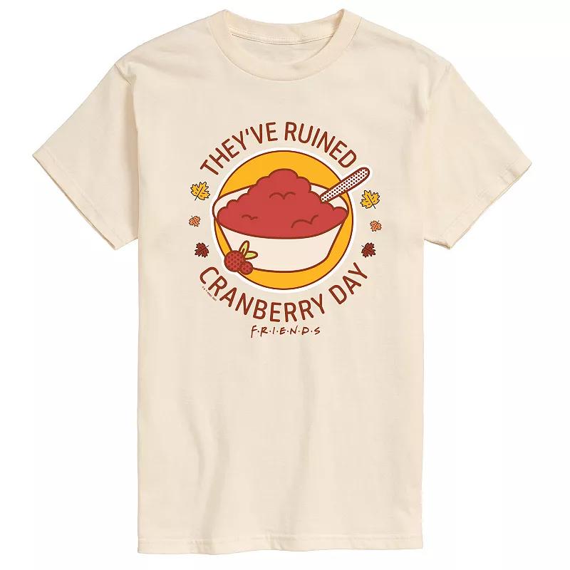 Men's Friends They've Ruined Cranberry Day Graphic Tee,  Product Image