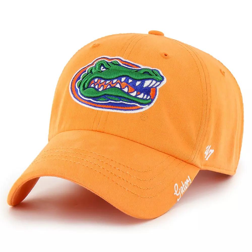 Women's '47 Orange Florida Gators Miata Clean Up Adjustable Hat Product Image