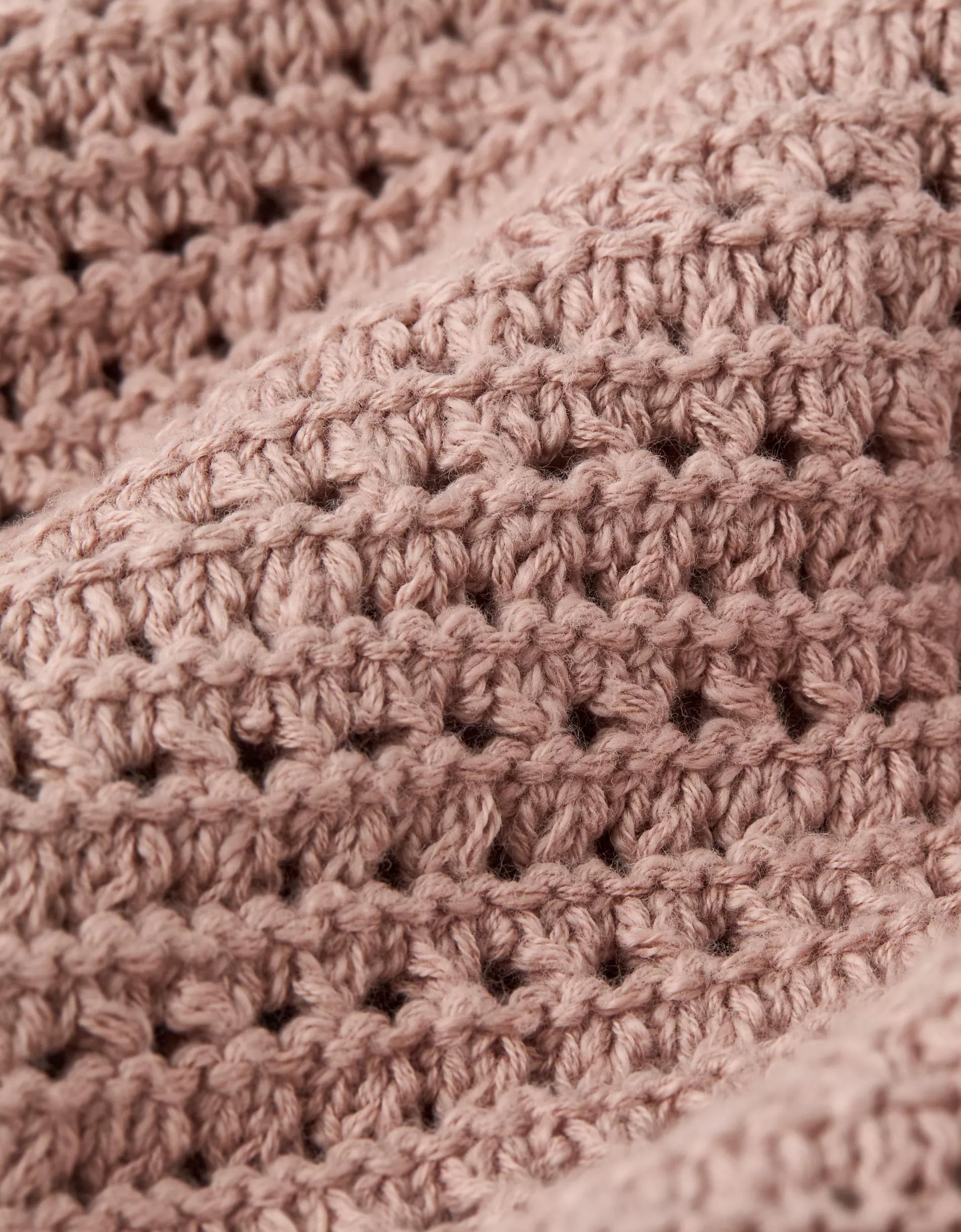 AE Open Knit Sweater T-Shirt Product Image