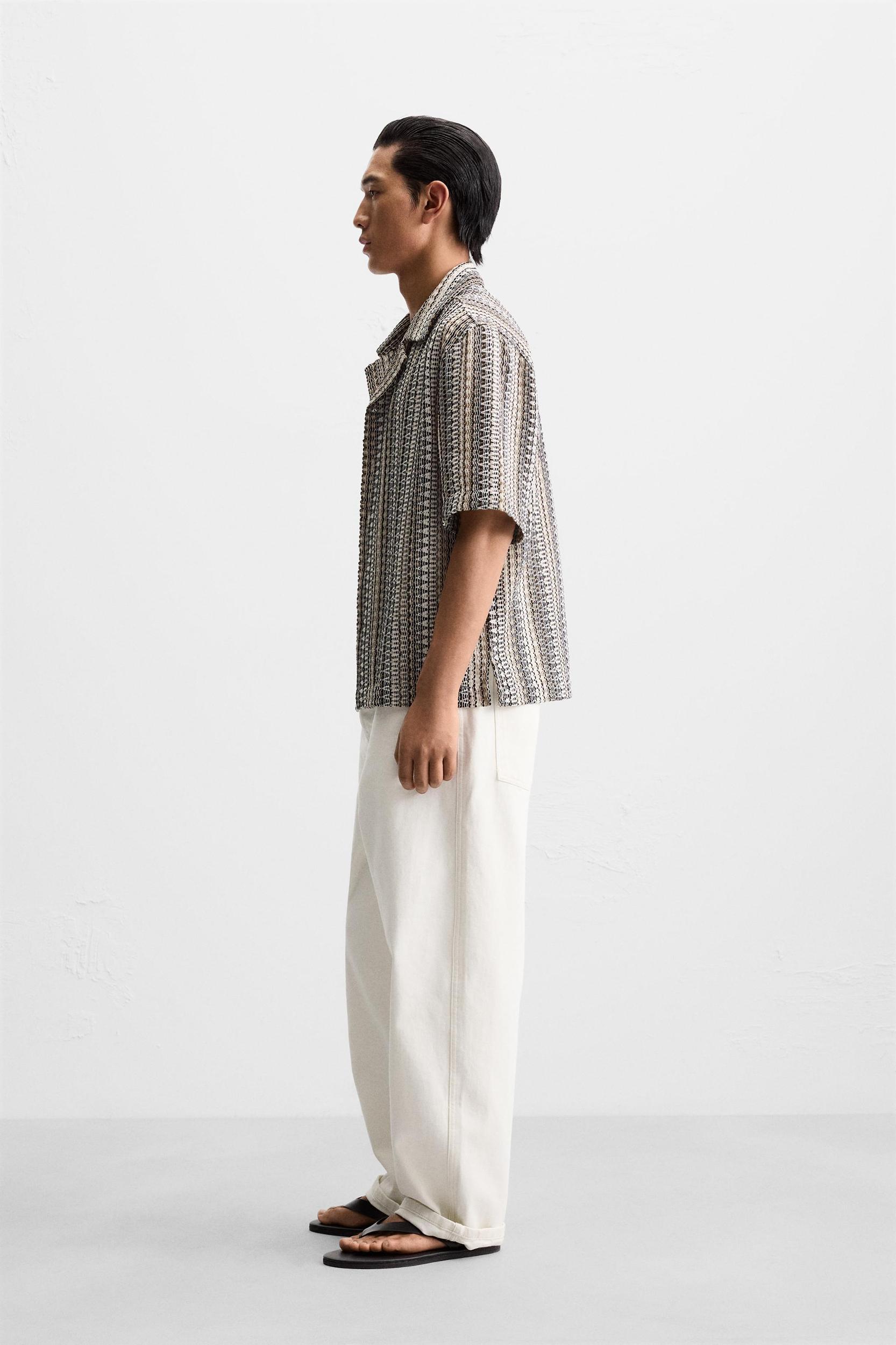 GEOMETRIC JACQUARD SHIRT Product Image