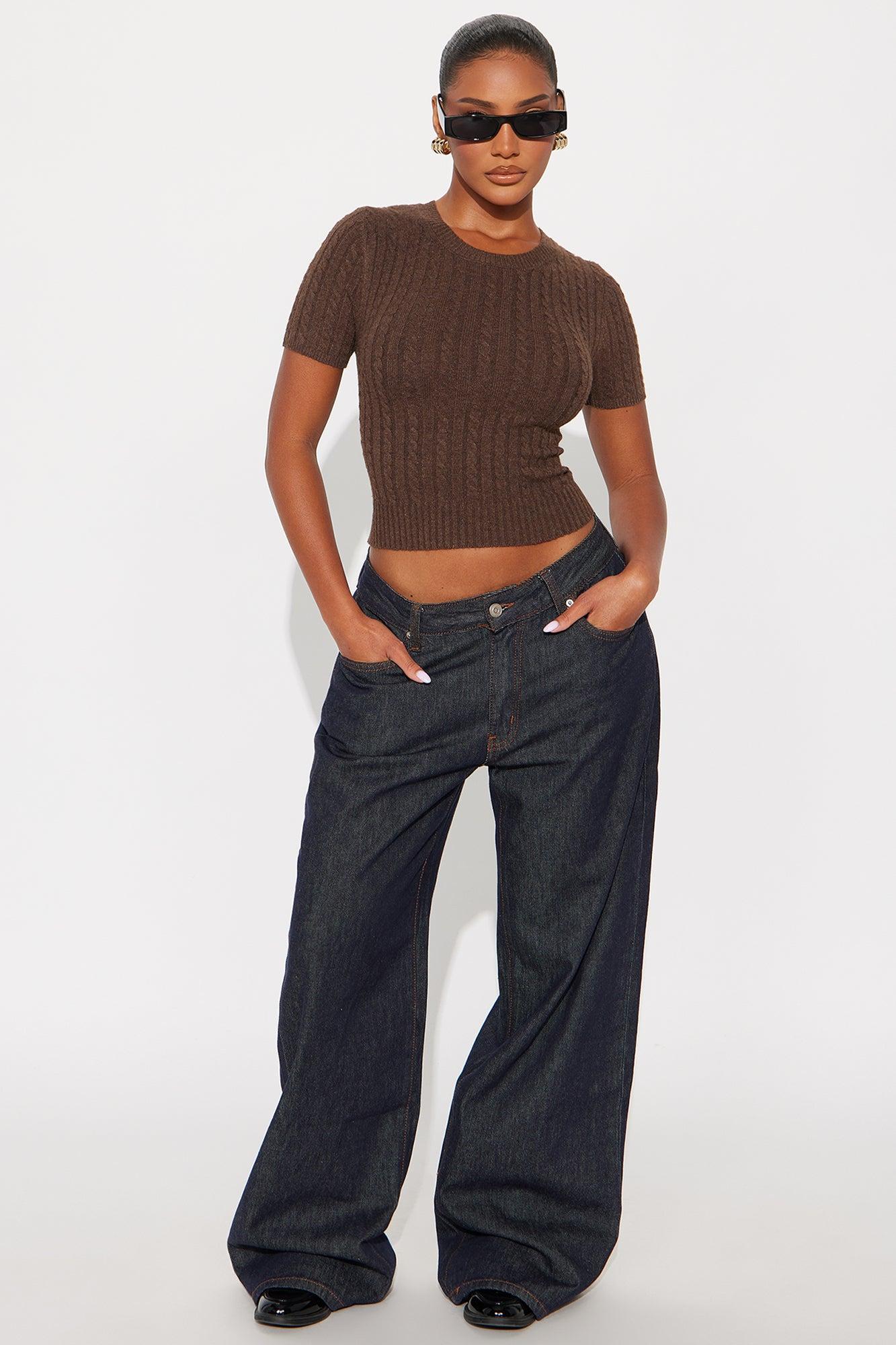 Toasty Plated Pullover Sweater - Chocolate Female Product Image