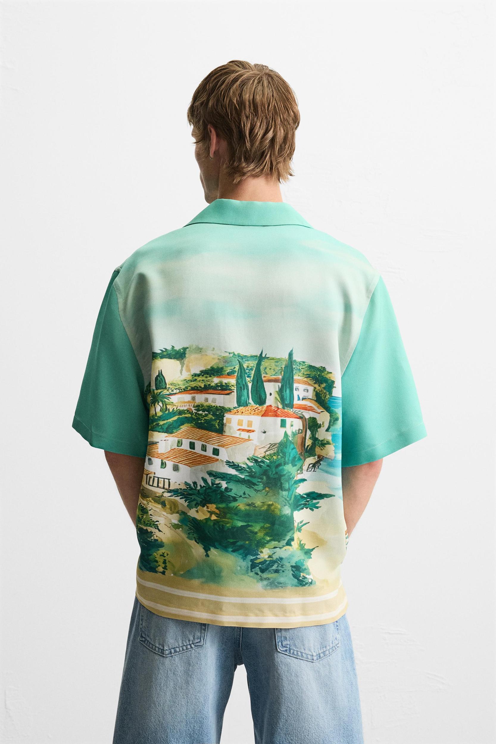 LANDSCAPE PRINT SHIRT Product Image