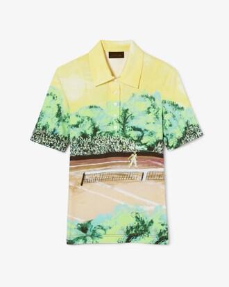 Runway Graphic Slim Fit Polo Product Image