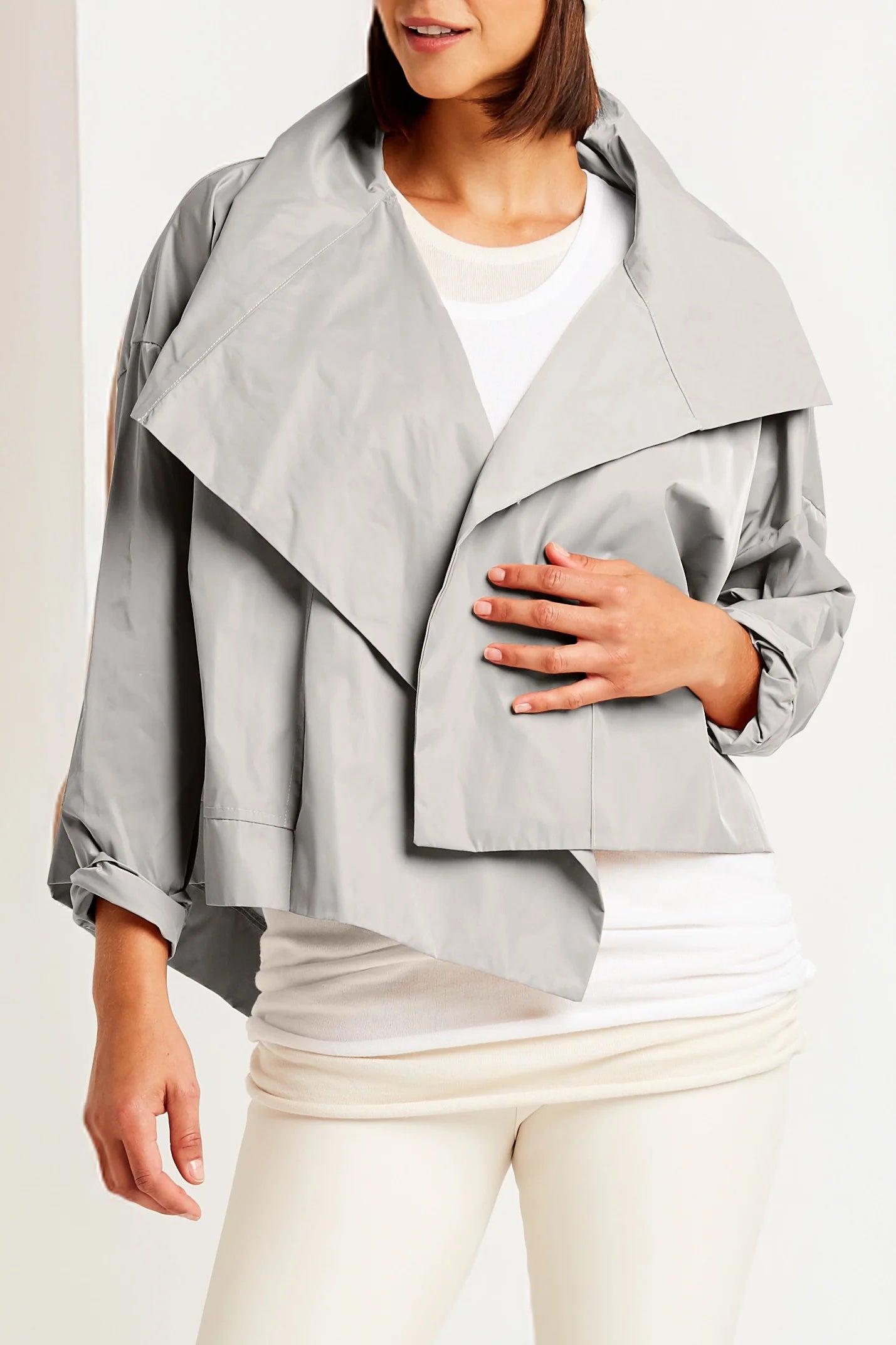 Planet Nylon Cropped Asymmetrical Jacket Product Image