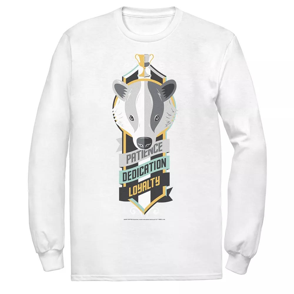 Men's Harry Potter Hufflepuff Attributes Badge Tee,  Product Image