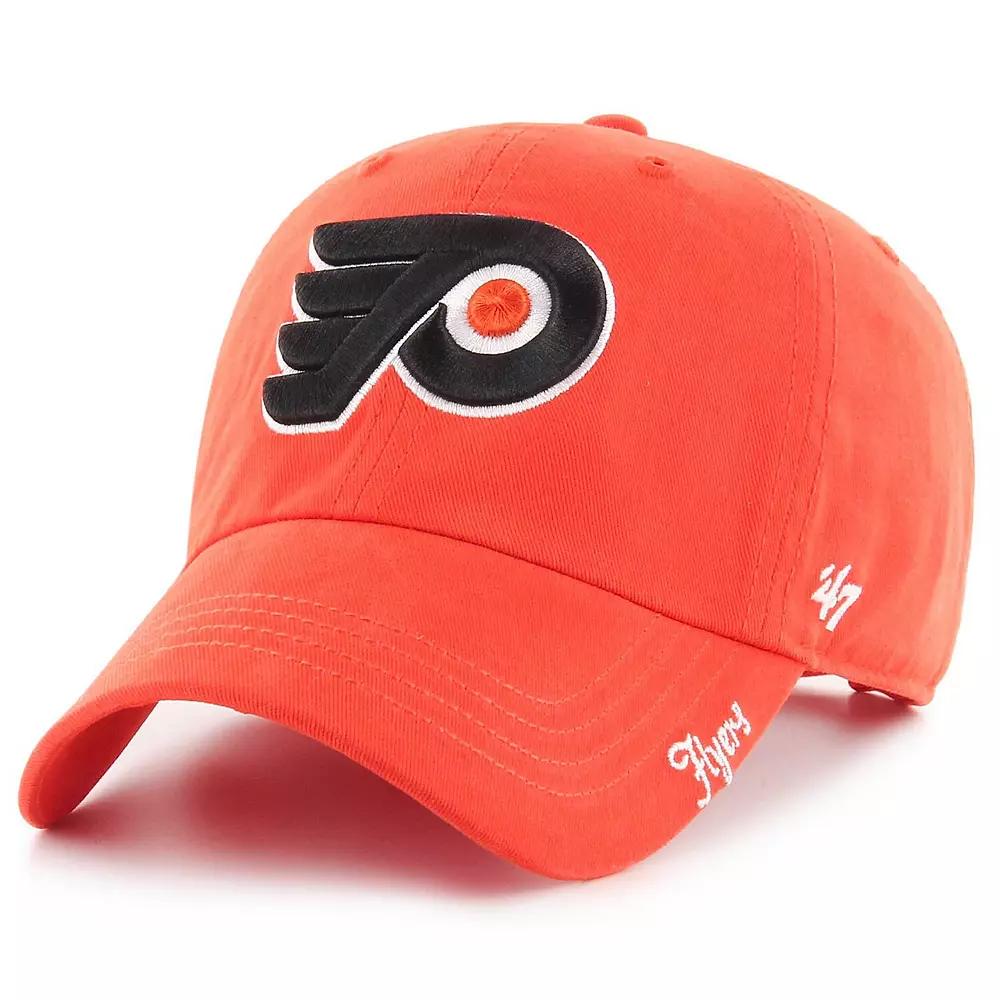 Women's '47 Orange Philadelphia Flyers Team Miata Clean Up Adjustable Hat, Fly Orange Product Image