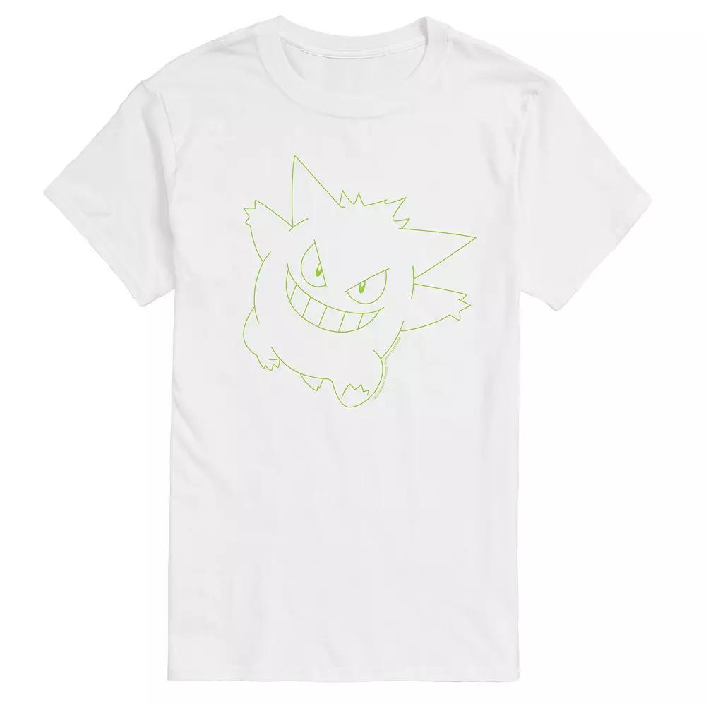 Men's Pokemon GenGar Big Face Tee,  Product Image