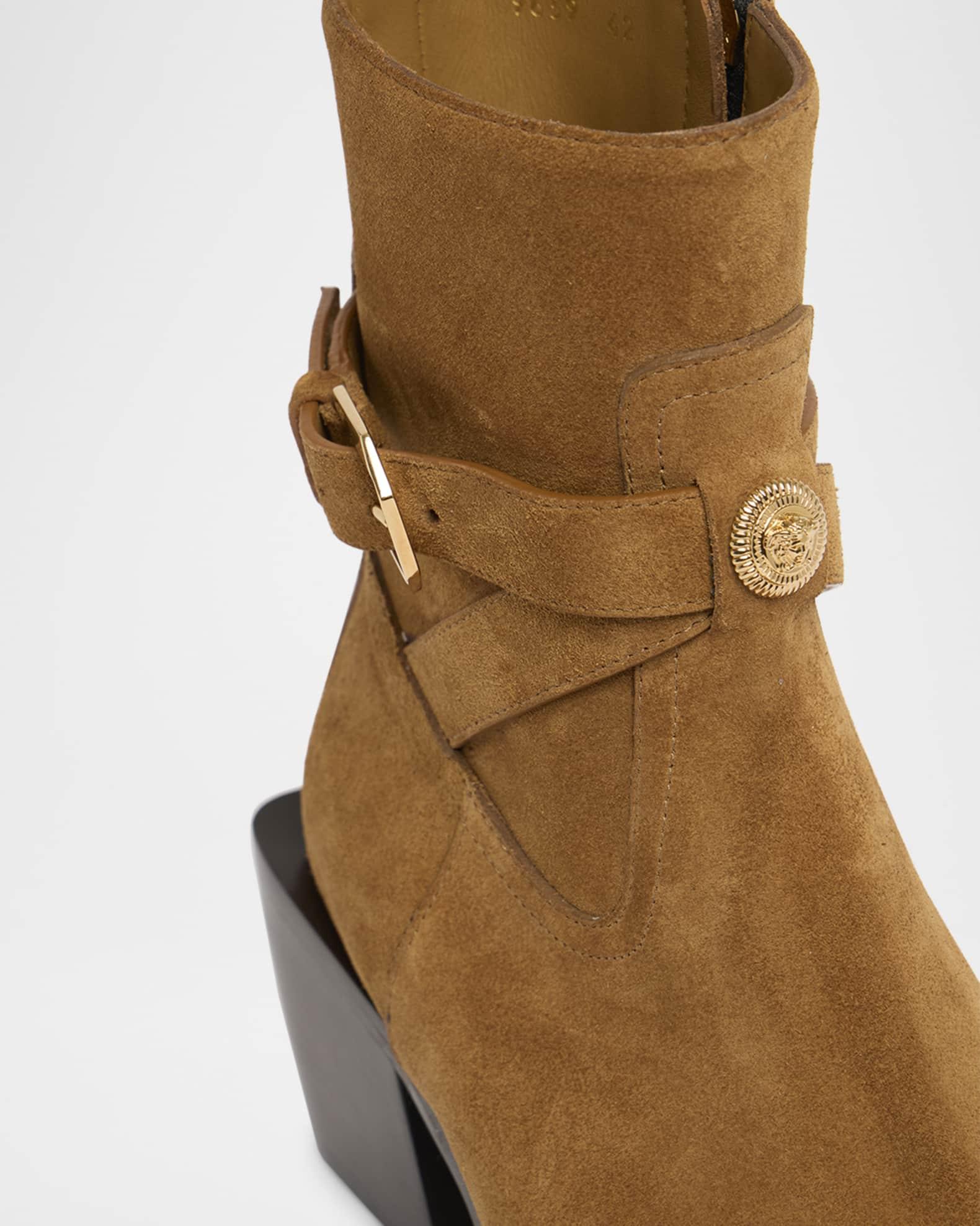 Men's Medusa Suede Booties Product Image