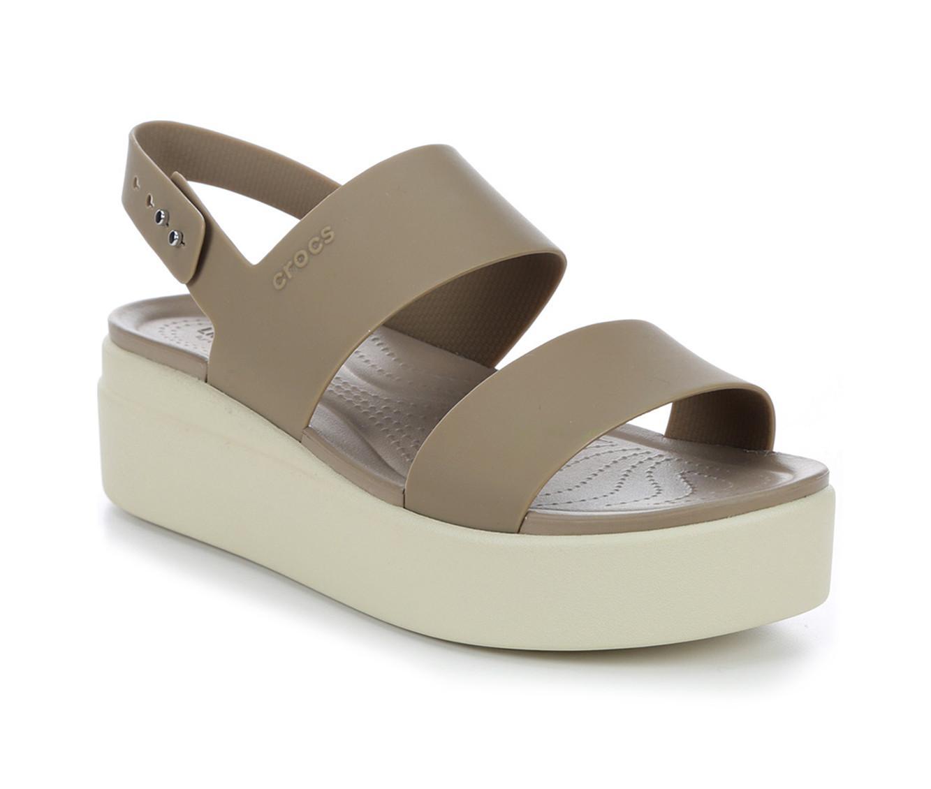 Women's Crocs Brooklyn Low Wedge Sandals Product Image