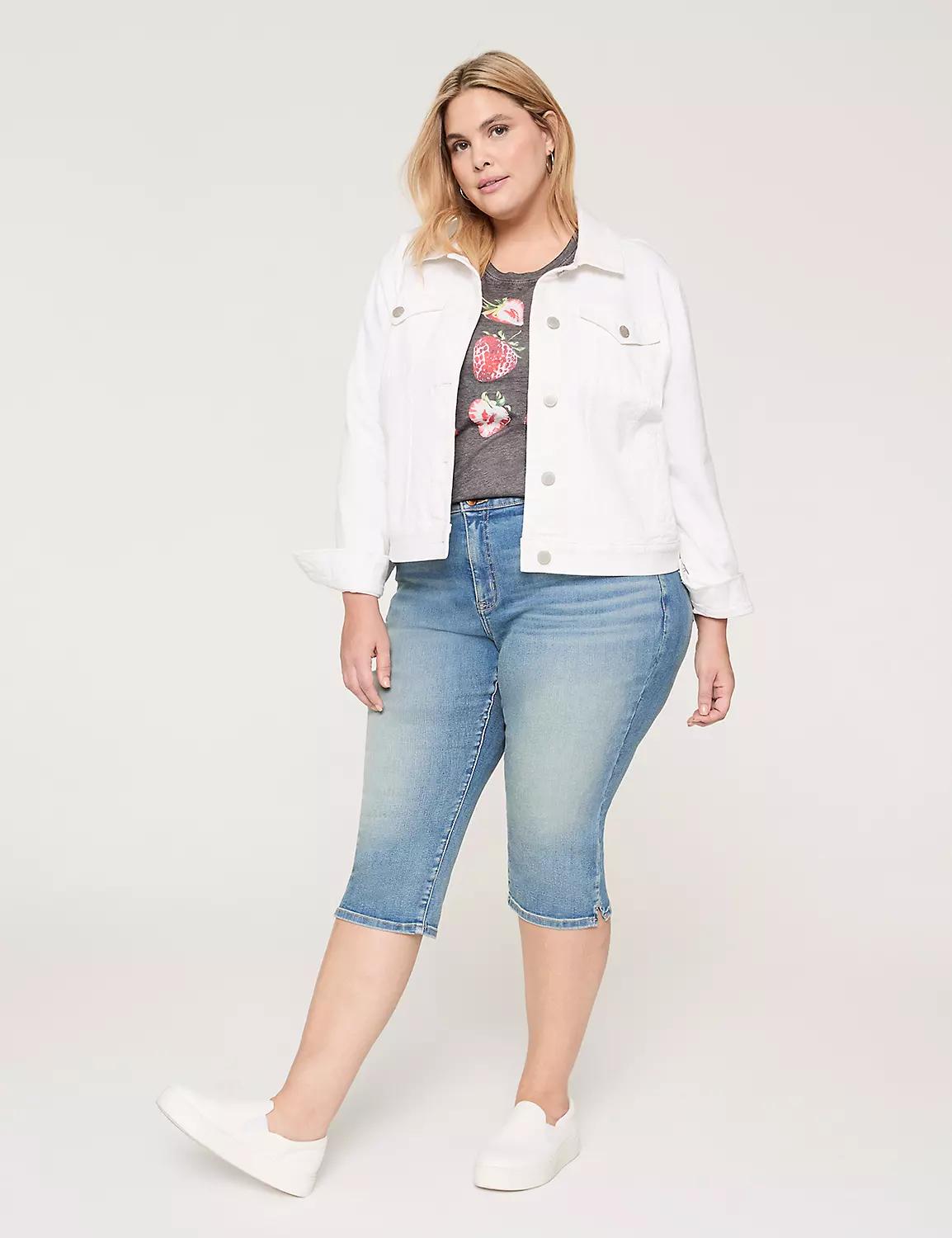 Glitter Strawberry Grid Graphic Tee Product Image