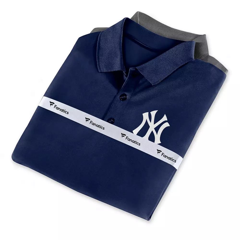 Men's Fanatics Branded Navy/Gray New York Yankees Polo Combo Set,  Product Image
