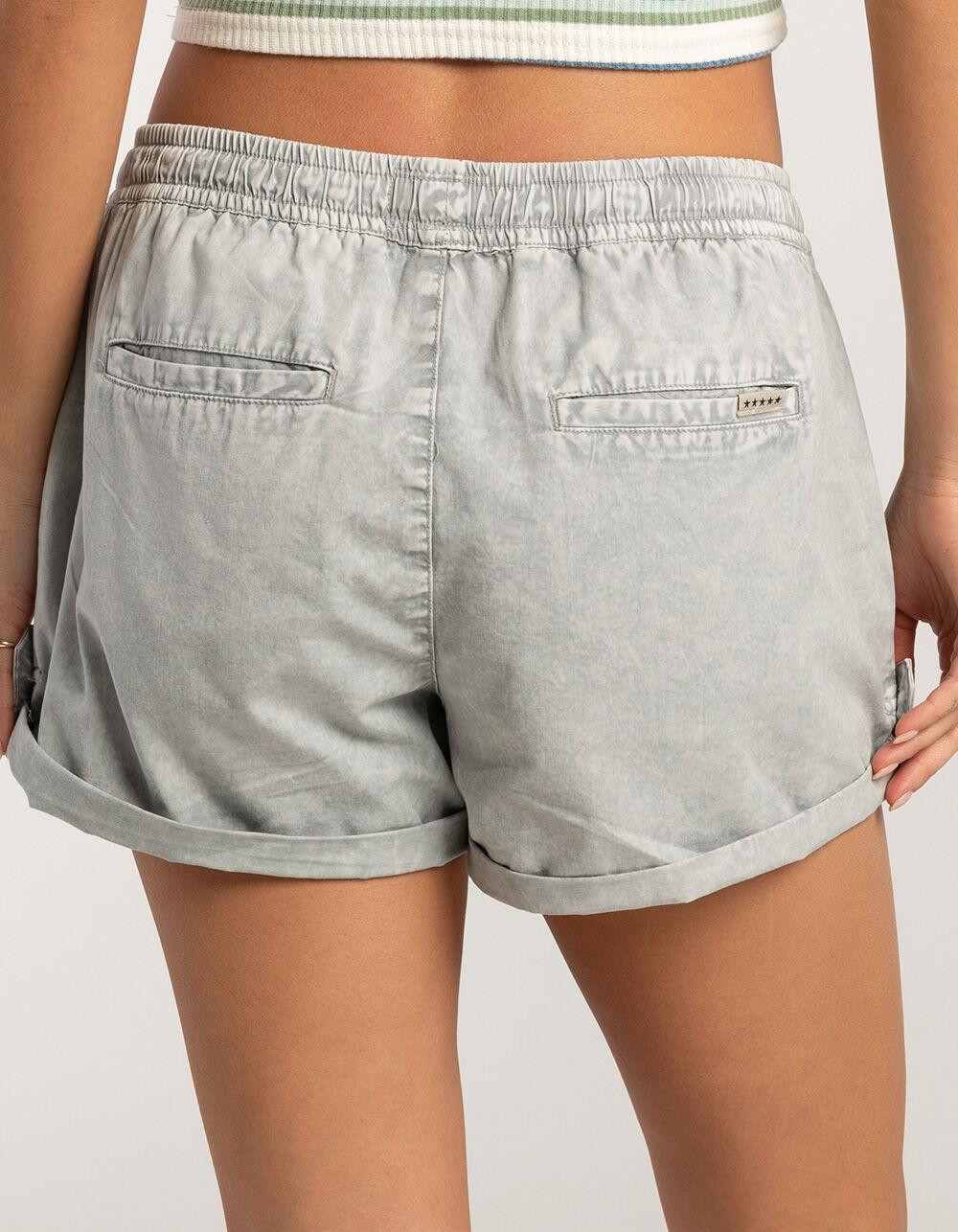 FIVESTAR GENERAL CO. Caravan Washed Womens Shorts - LIGHT GRAY Product Image