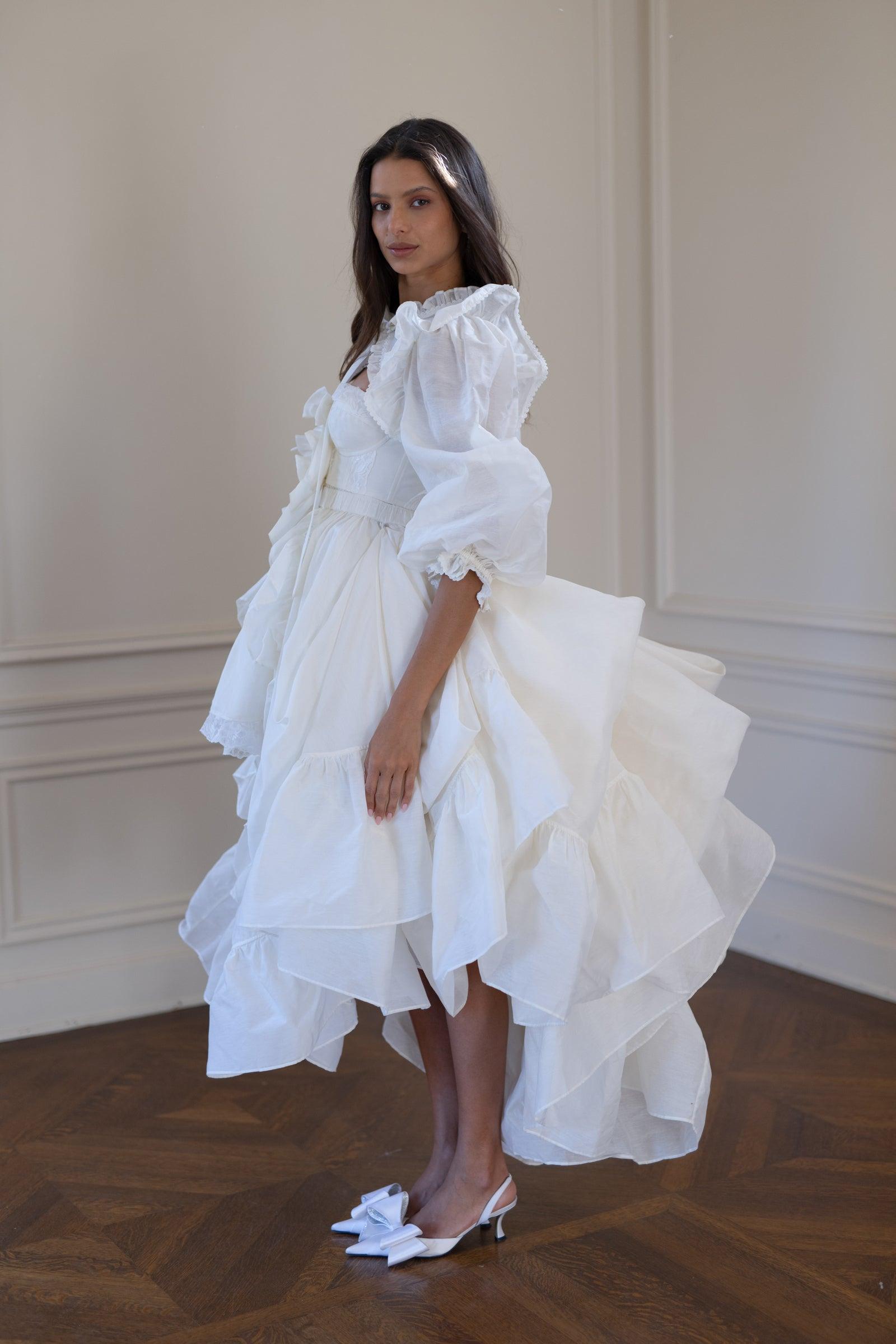 The Ivory Organdy Cake Shop Dress Product Image