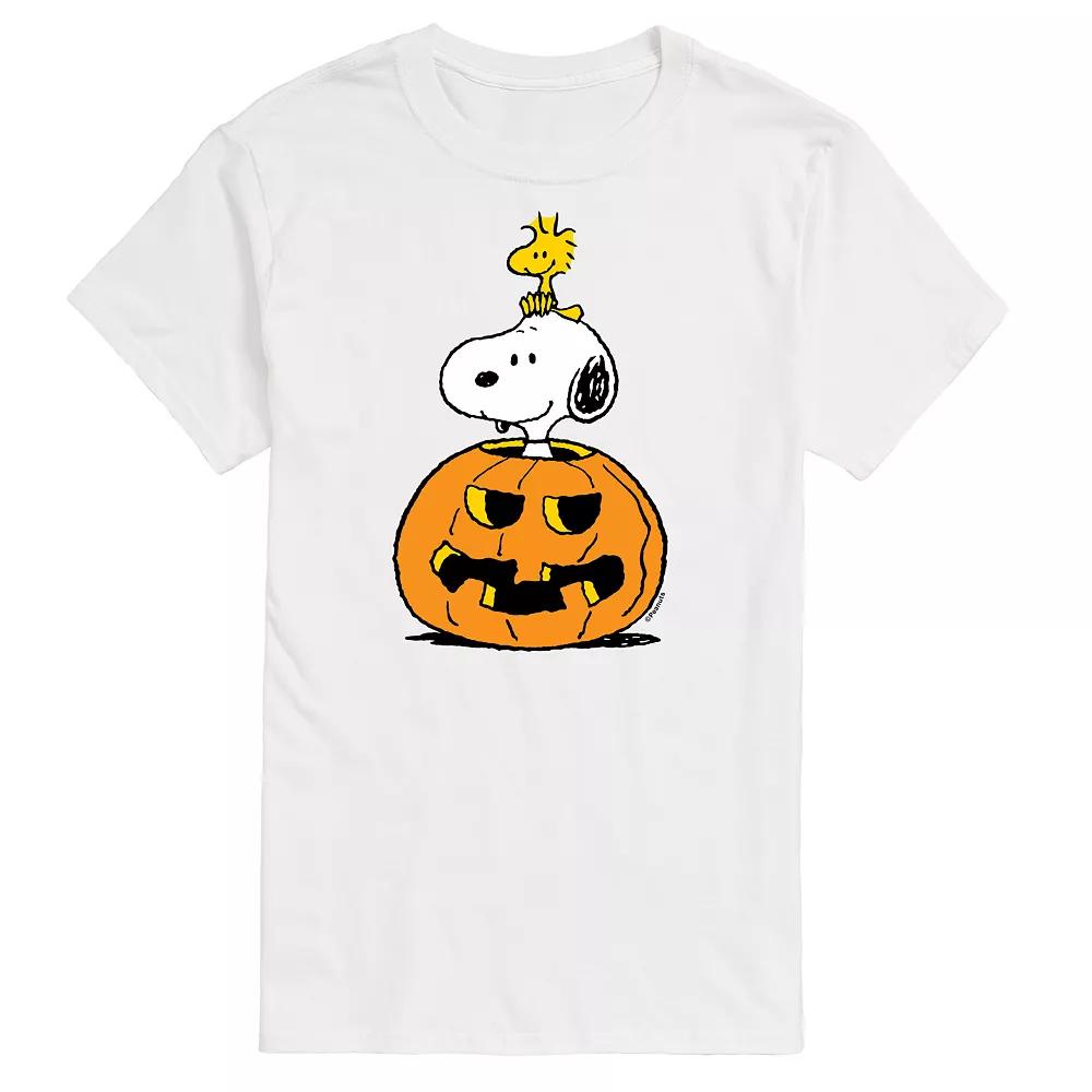 Big & Tall Peanuts Snoopy Pumpkin Tee, Men's,  Product Image