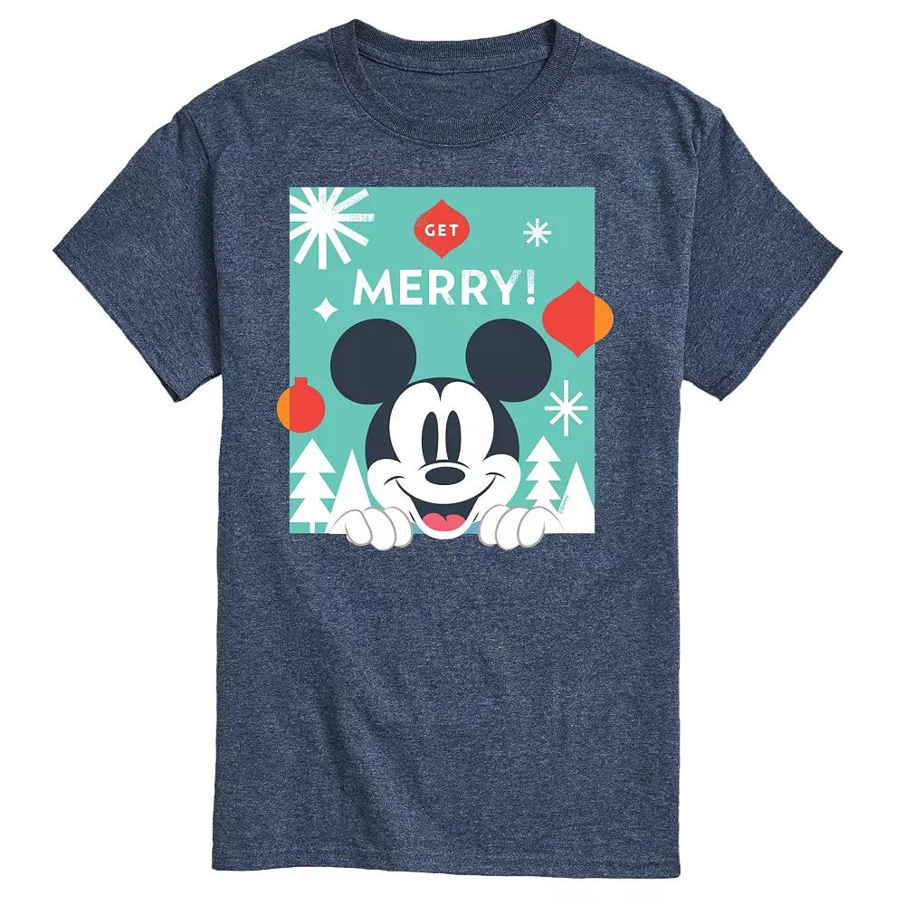 Disney's Mickey Mouse & Friends Men's Christmas Grid Graphic Tee,  Product Image