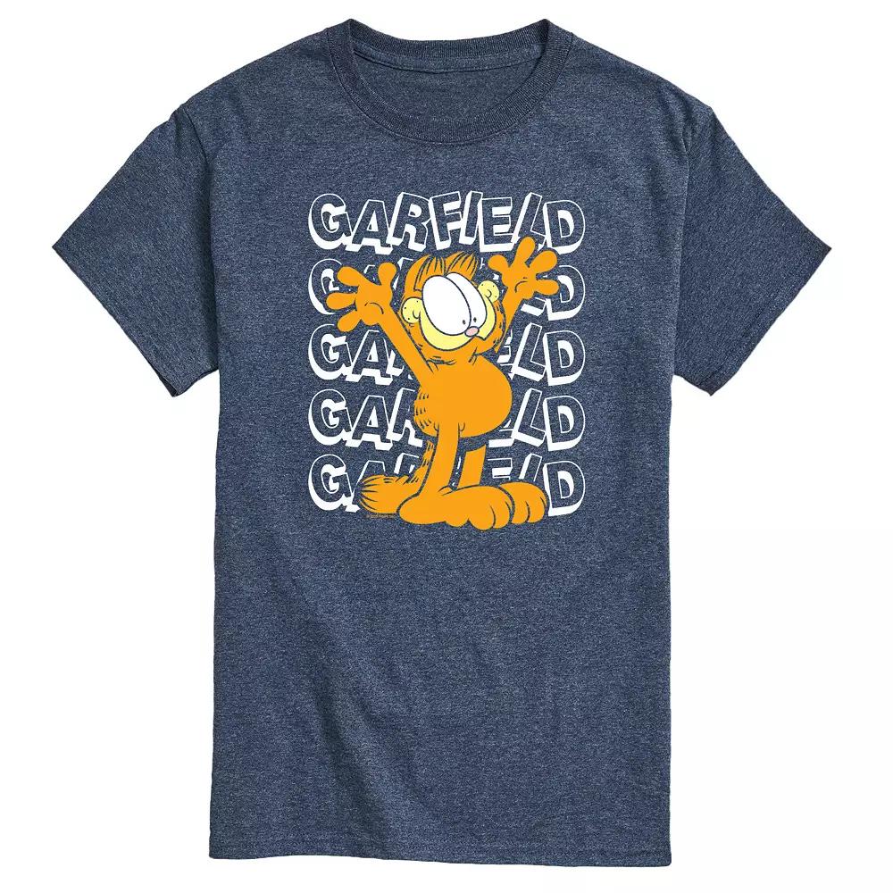 Men's Garfield Repeated Graphic Tee,  Product Image