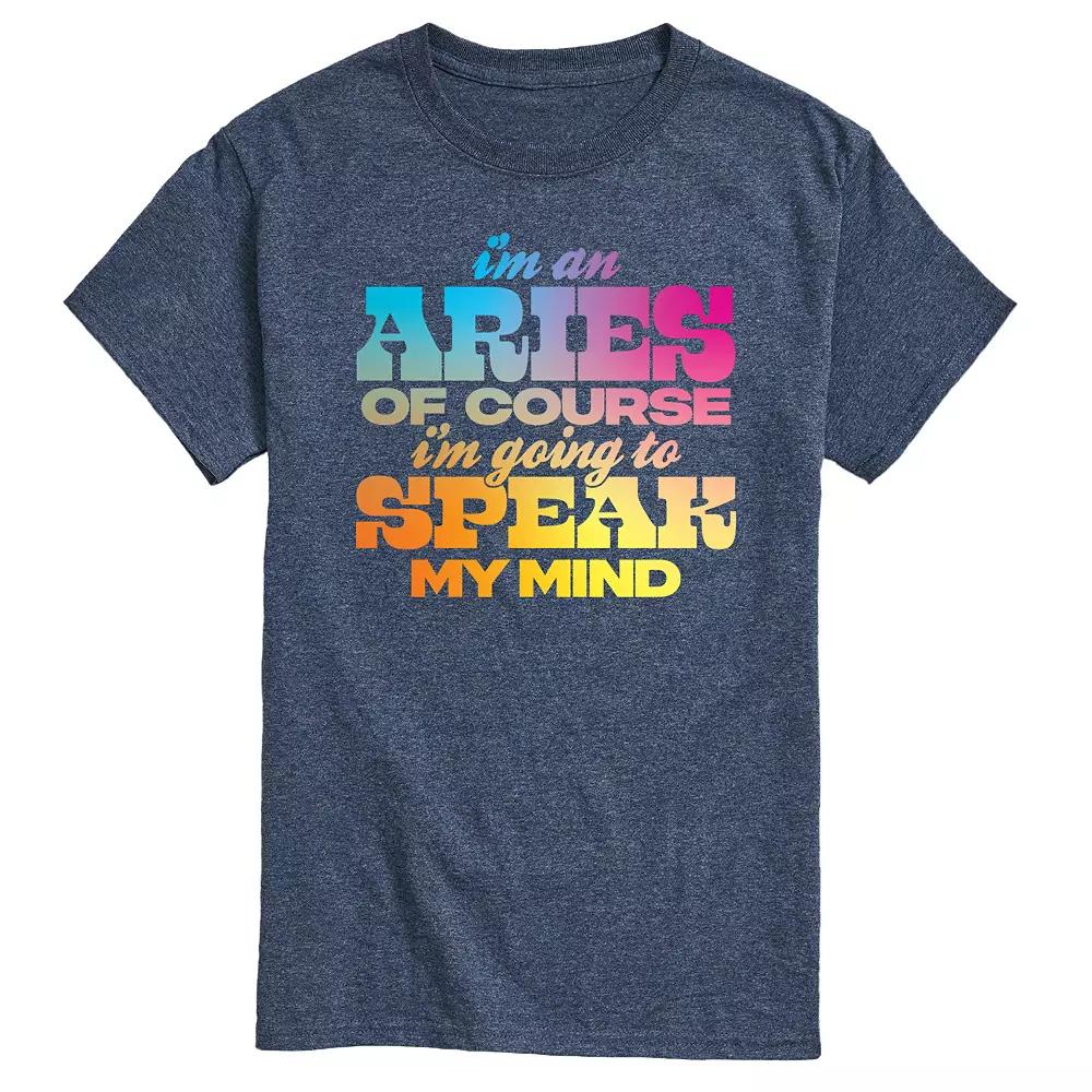 Men's Aries Speak My Mind Graphic Tee,  Product Image