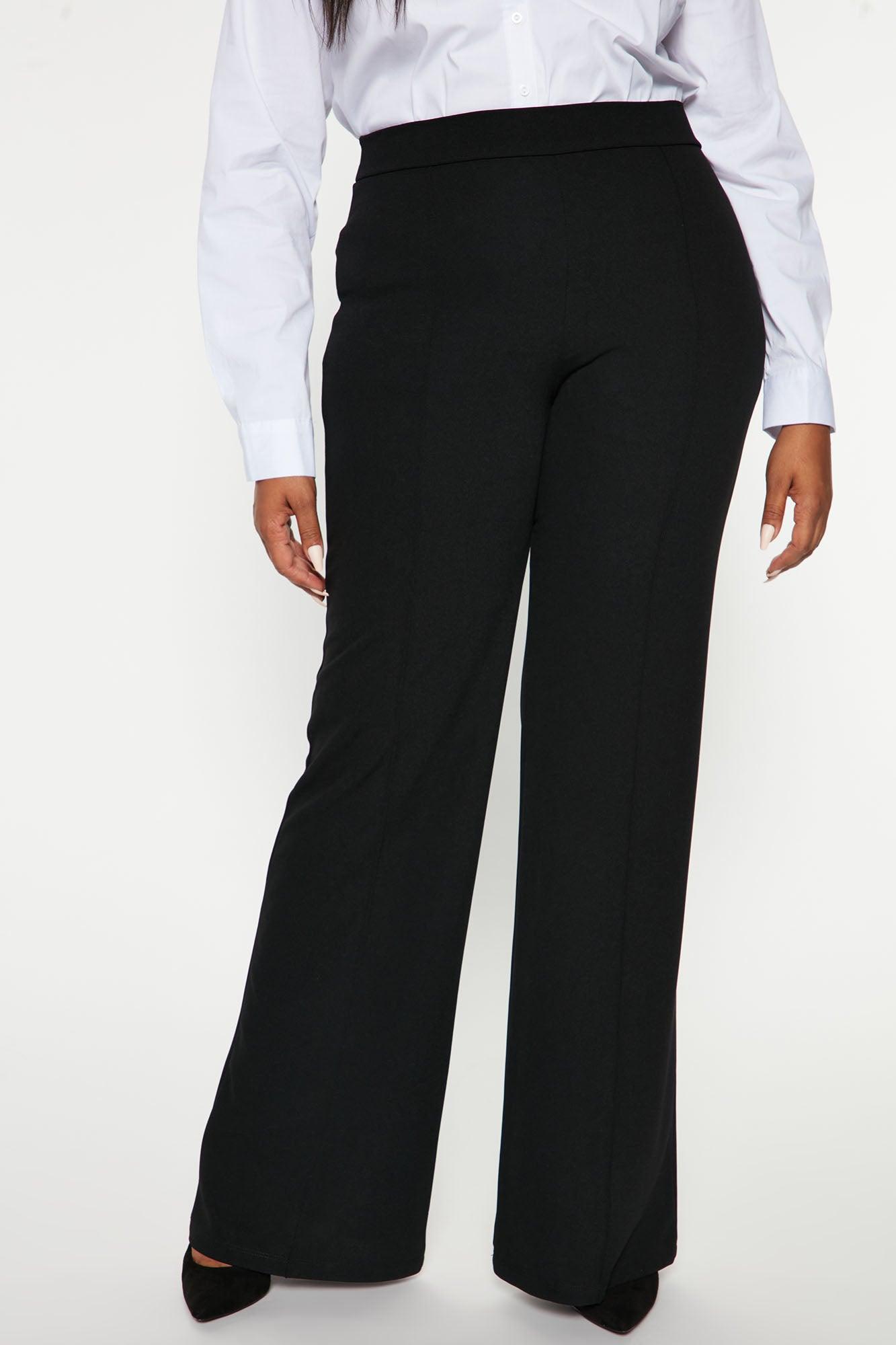 Tall Victoria High Waisted Dress Pants - Black Product Image