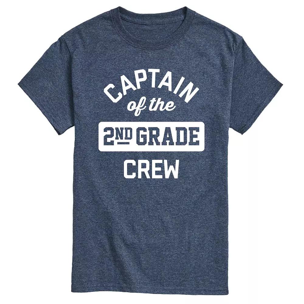 Men's Captain of 2nd Grade Crew Tee,  Product Image